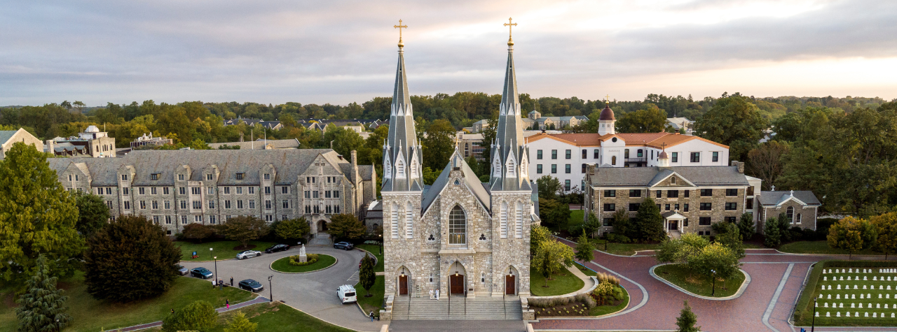 Aerial of Church