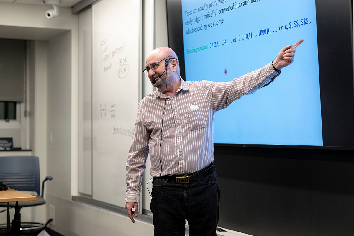 Graduate Certificate in AI and Machine Learning image of professor teaching