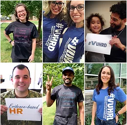 collage of HRD students, faculty and alumni