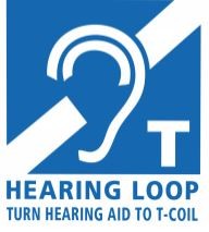tcoil A blue symbol with an ear that denotes hearing assistance devices are available.