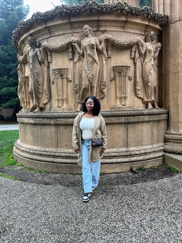 Mya Stinson at the Palace of Fine Arts