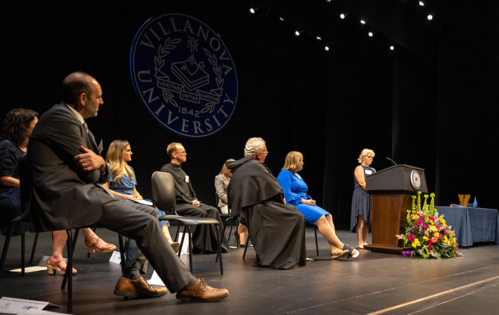 2022 CPS Night of Celebration the dais on stage at the CPS Night of Celebration