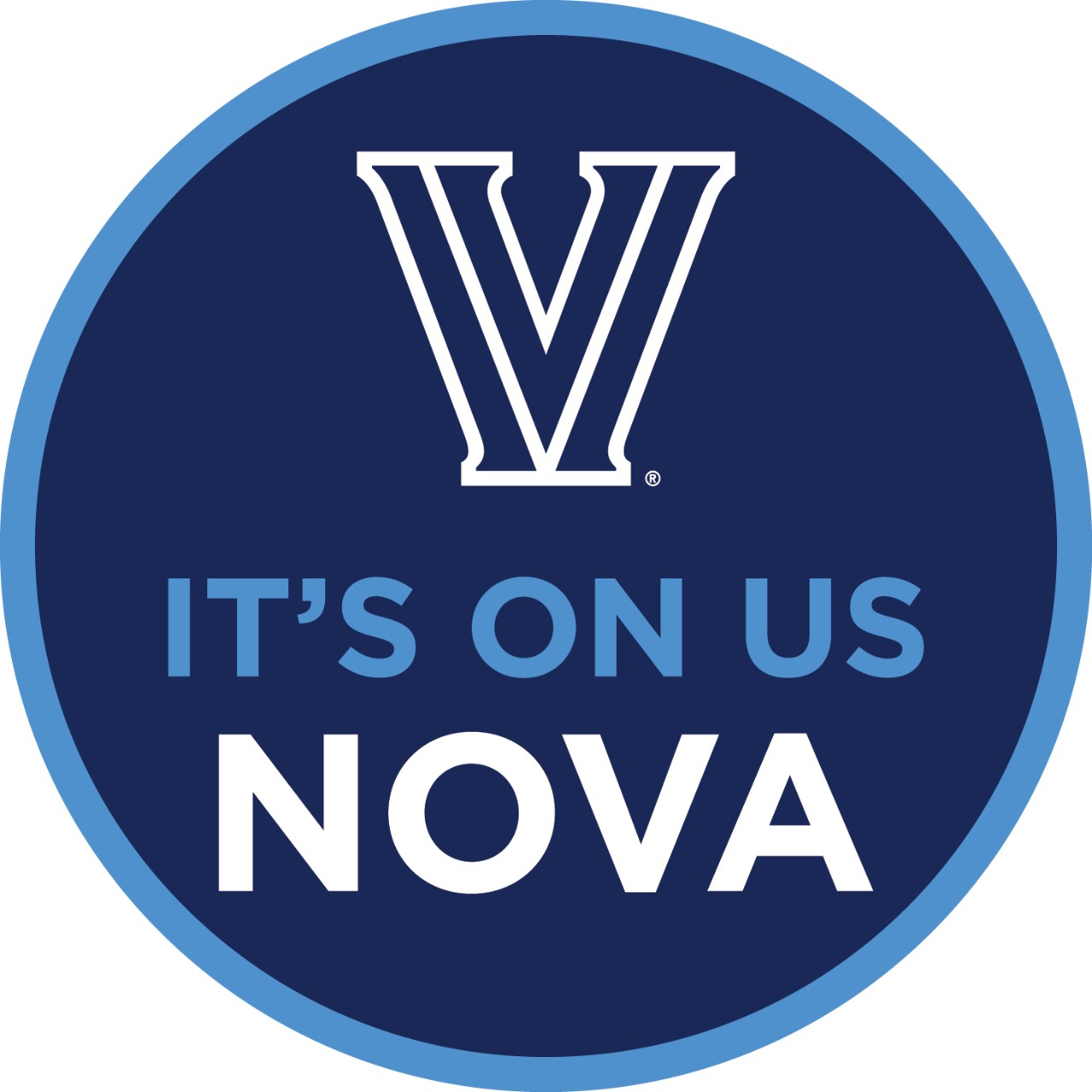 Where is the Love? It's on Us Villanova logo