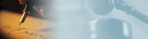 image of man working on legal papers