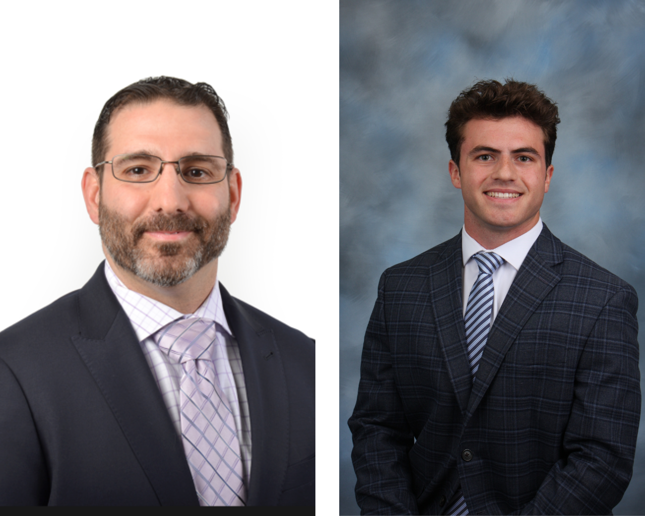 Nick Der Garabedian ’25 COE (right) and Tom Del Rossi MBA ’08 (left)
