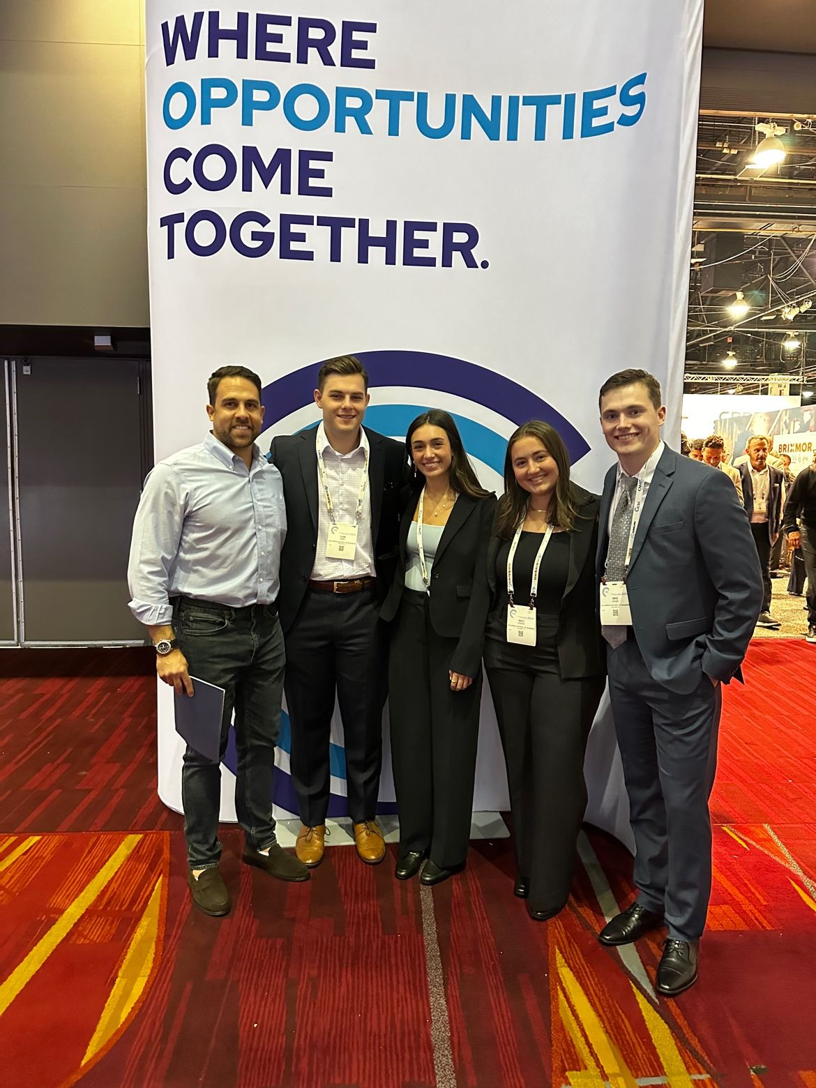 Students posing at Competition