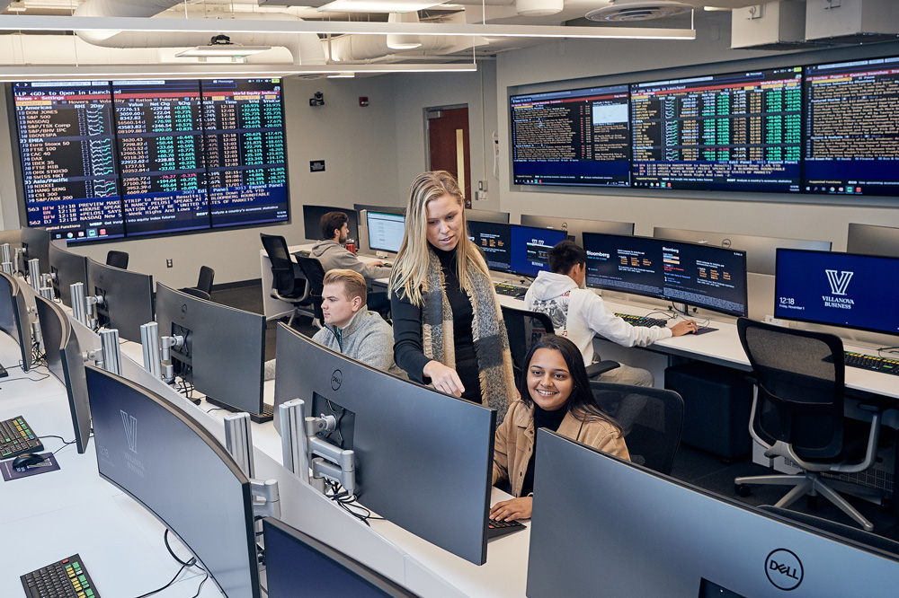 Student and Professor in a Lab