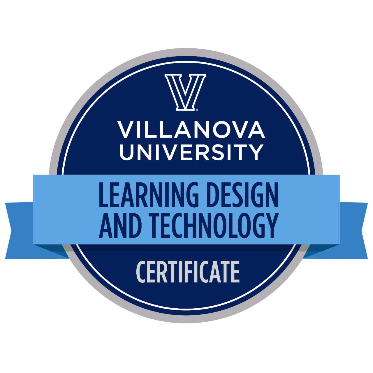 example of a learning design and technology certificate digital badge