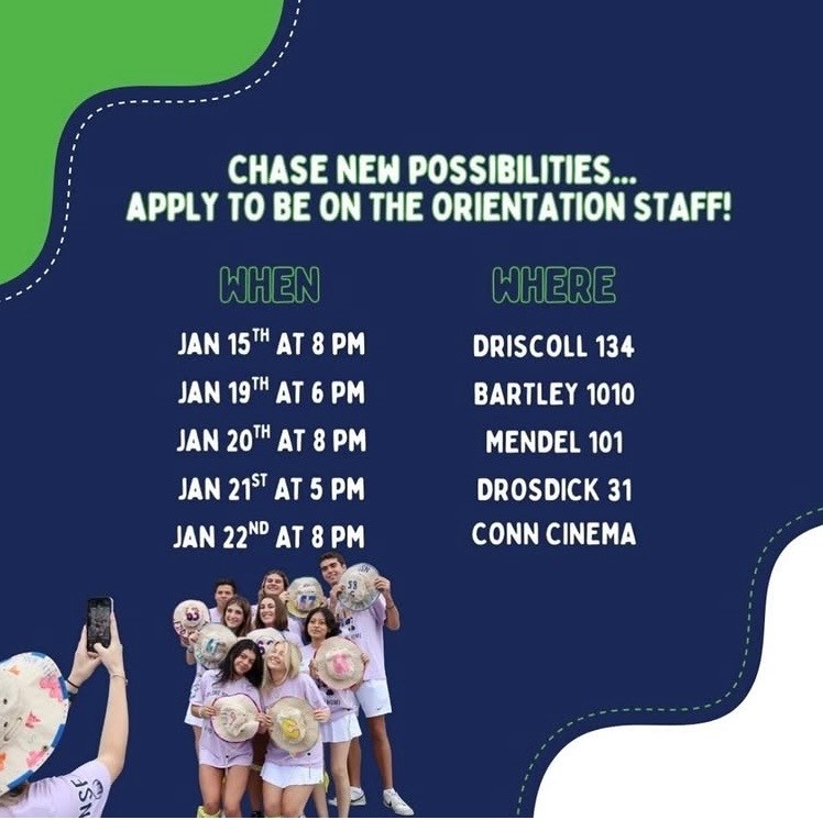 Orientation Staff Member Information Sessions