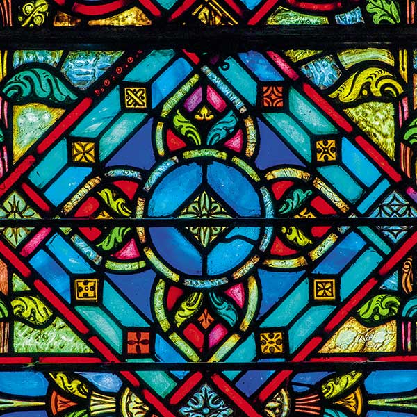 stained-glass window